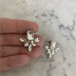 Banana Republic faux diamond stud earrings, gently worn